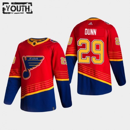 St. Louis Blues Trikot Vince Dunn 29 2020-21 Reverse Retro Authentic - Kinder